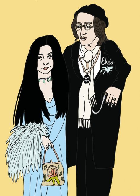 Hovedbilde Yoko Ono & John Lennon 50x70 cm