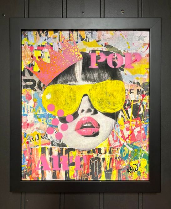 Hovedbilde Pop queen 45x50 cm original