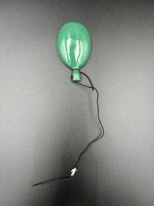 Hovedbilde Keramikk ballong med magnet grønn 7 cm